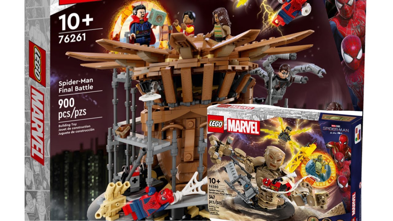 Lego sets 76261 & 76280 (how to combine the 2 sets) Spider-Man No way Home sets