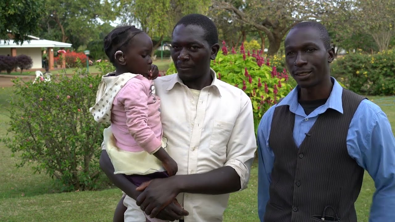Sylvia age 3 hearing for the first time in Zambia humanitarian trip with @hearingthecall