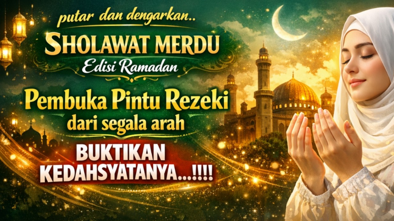 🔴 Live Sholawat Merdu Pembuka Pintu Rezeki Paling Mustajab  | Sholawat Jibril Official