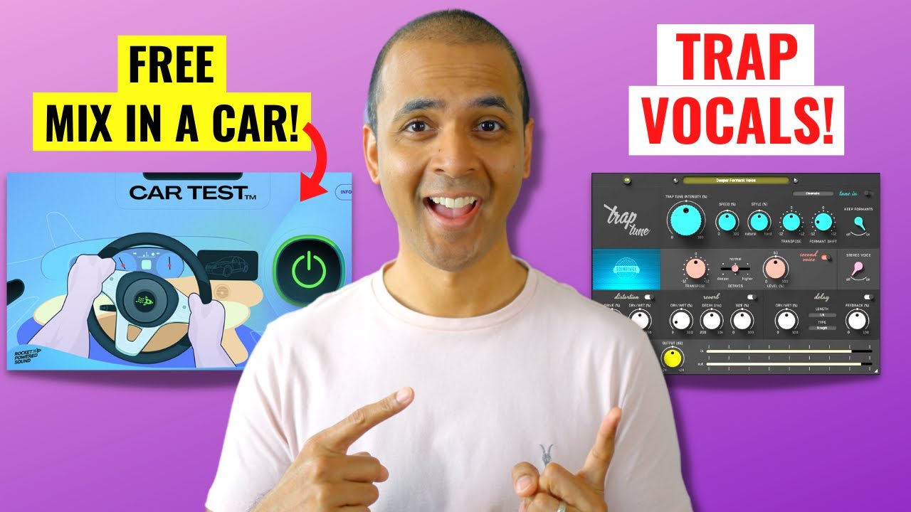 FREE CAR MIX PLUGIN - Trap Vocals Plugin - Audio Technica USB Mic and more