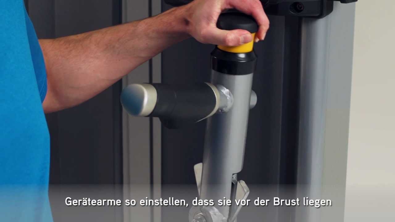 Matrix Versa Brustpresse Einstellungen und Ausführung
