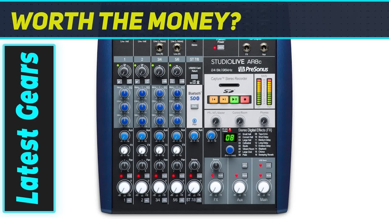 reviewPreSonus StudioLive AR8c: Best Compact Mixer for Live & Recording?