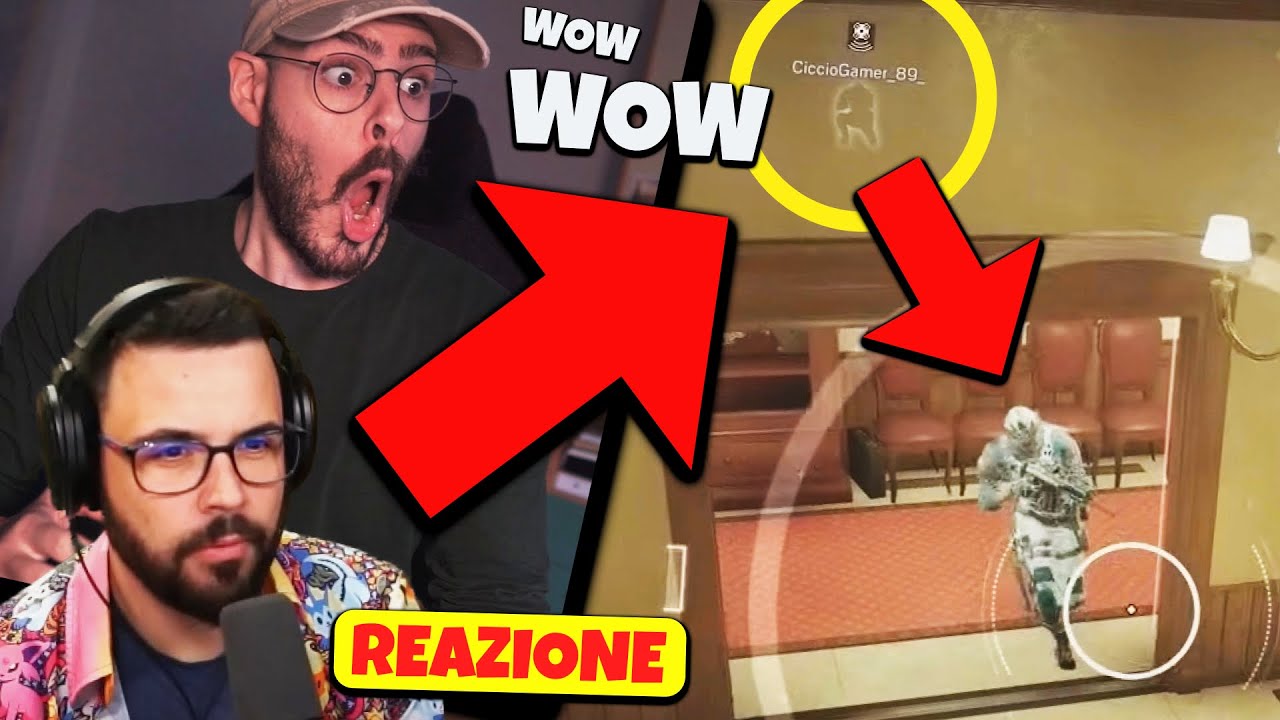 CHE GIOCATA DI CICCIO CON ECHO!! - Rainbow Six Siege ITA Reazione