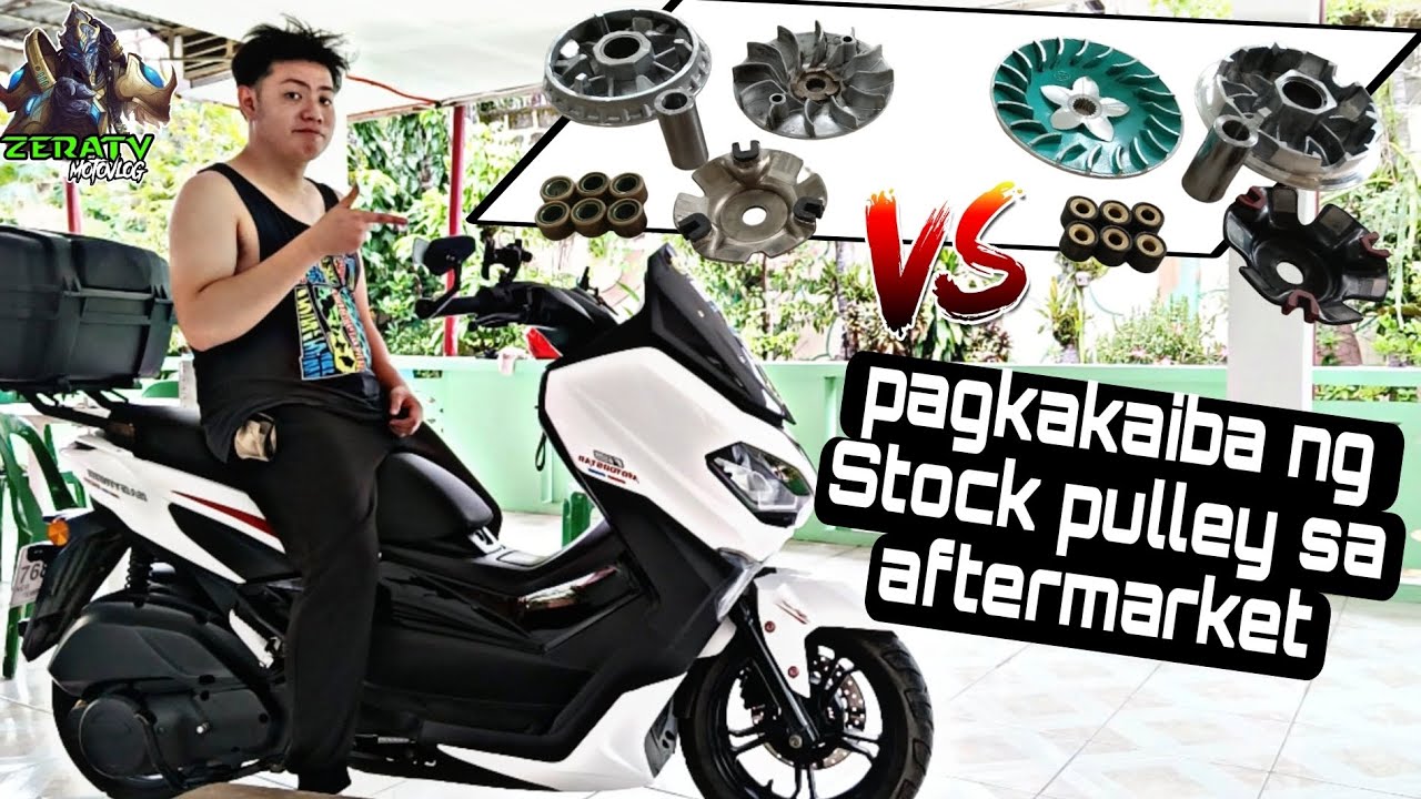 Stock pulley or Aftermarket pulley? check this out guys! | Easyride 150Fi pulley set