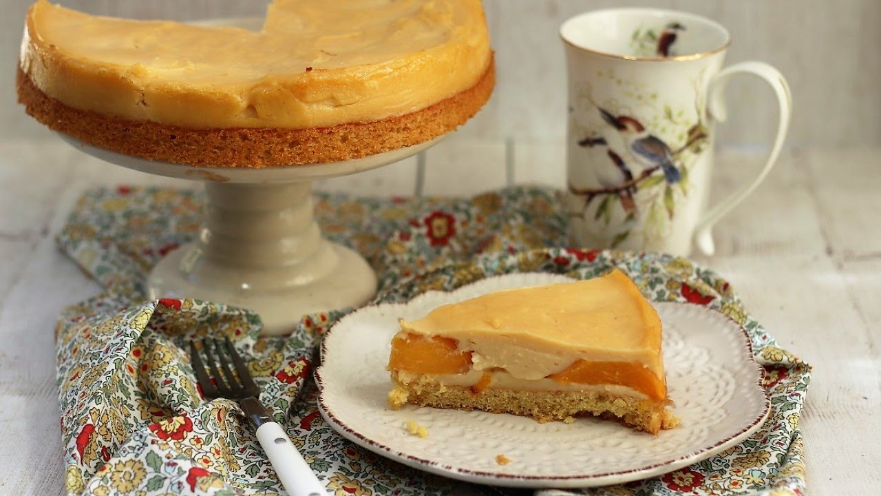 KUCHEN DE DURAZNOS (Receta caja de informacion Abajo del video )