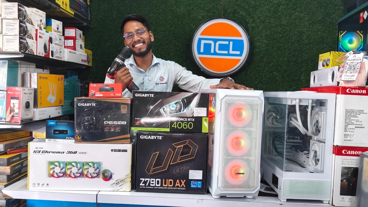 RTX 4060 + Z790 UD AX l PowerFull PC For Creators ✅ll PC Build For Editing + Gaming Best performance
