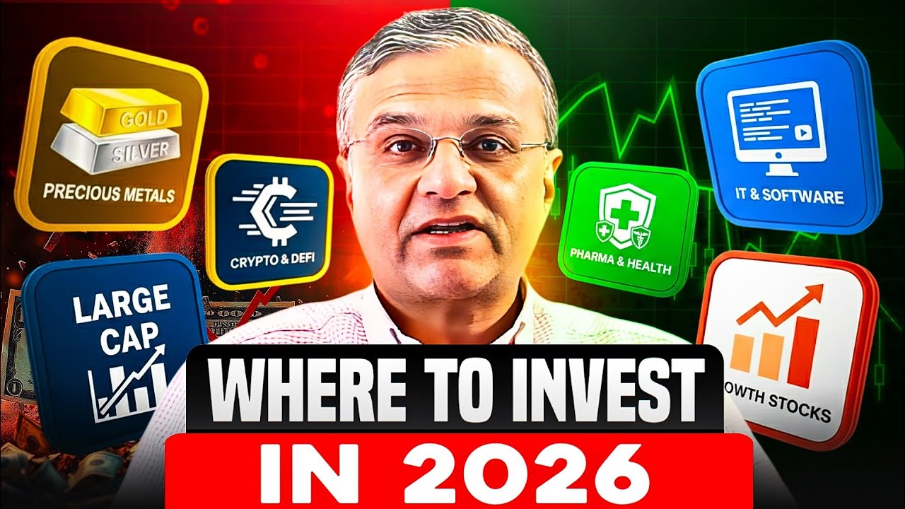 Where to Invest in 2026 - Stocks, Sectors, Gold, Silver | Dipan Mehta