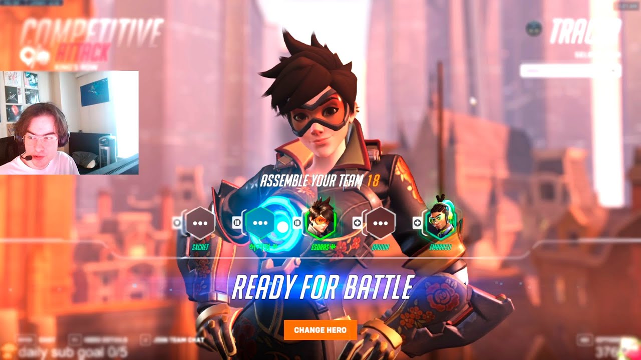 ИГРОВОЙ ПРОЦЕСС ТРЕЙСЕРА 500 ИЗ 500 ИГРОВЫХ СПОСОБНОСТЕЙ SEEKER — OVERWATCH 2, СЕЗОН 9