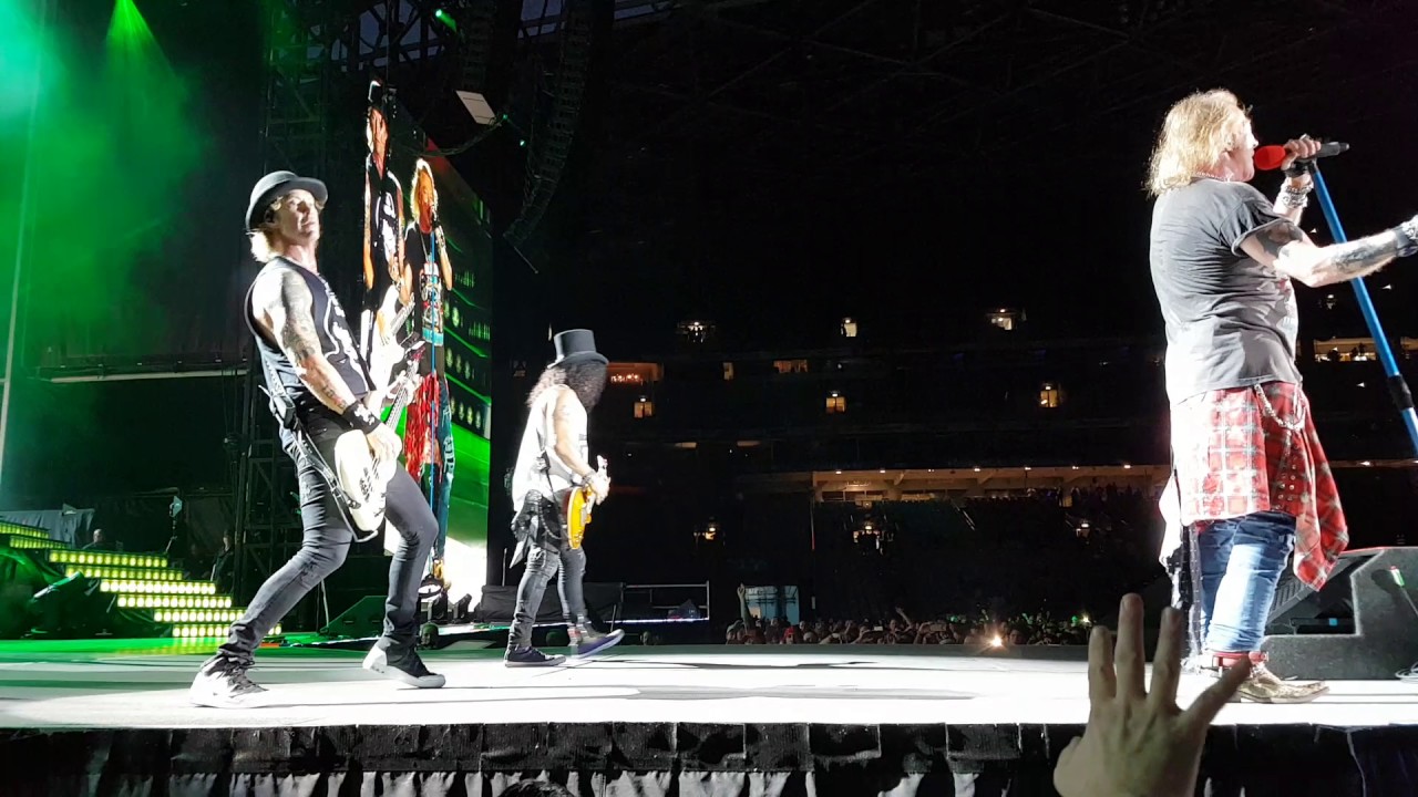 Guns n Roses - Welcome To The Jungle - ANZ Stadium Sydney Australia Feb 10 2017