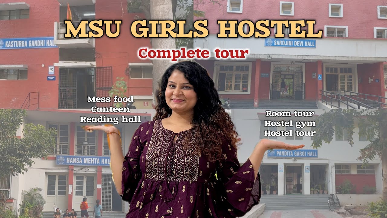 MSU baroda girls hostel room tour  #yt #ytviral #msu #hostel #roomtour