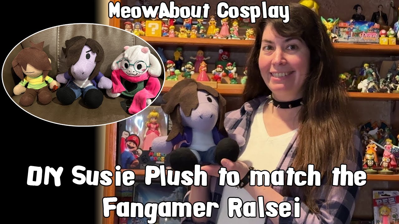 Sewing a Susie (Light World) Plush from Deltarune! DIY Project. Match your Ralsei plush!