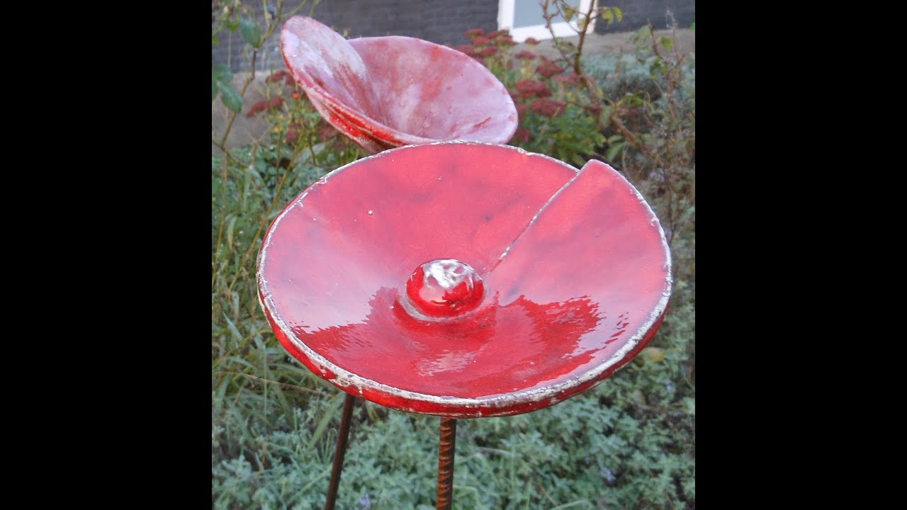 bloemen in klei