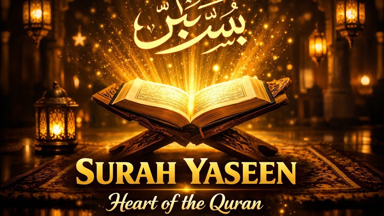 Surah Yaseen Beautiful Tilawat | Heart of the Quran | Peaceful Quran Recitation 