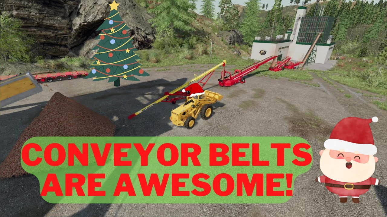 IRON ORE ON CONVEYOR BELTS | IRON FURNACE | FARMING SIMULATOR 22