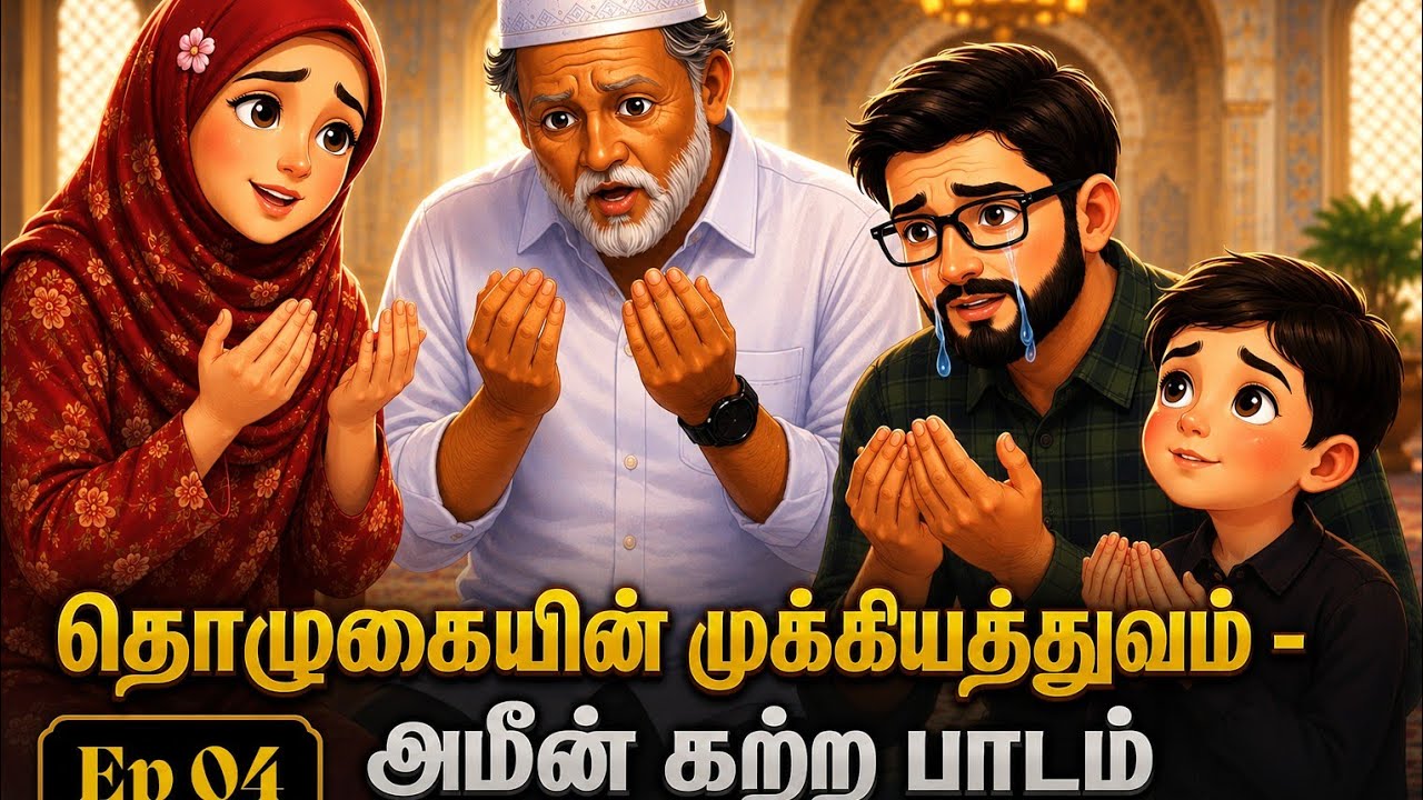 அமீனின் தந்தையின் மாற்றம்💖: கவலைகளைத் தீர்க்கும் தொழுகை.🕌#islamicstoriestamil