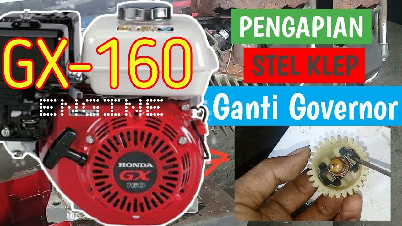 Cara ganti governor mesin GX 160 & hilang pengapian