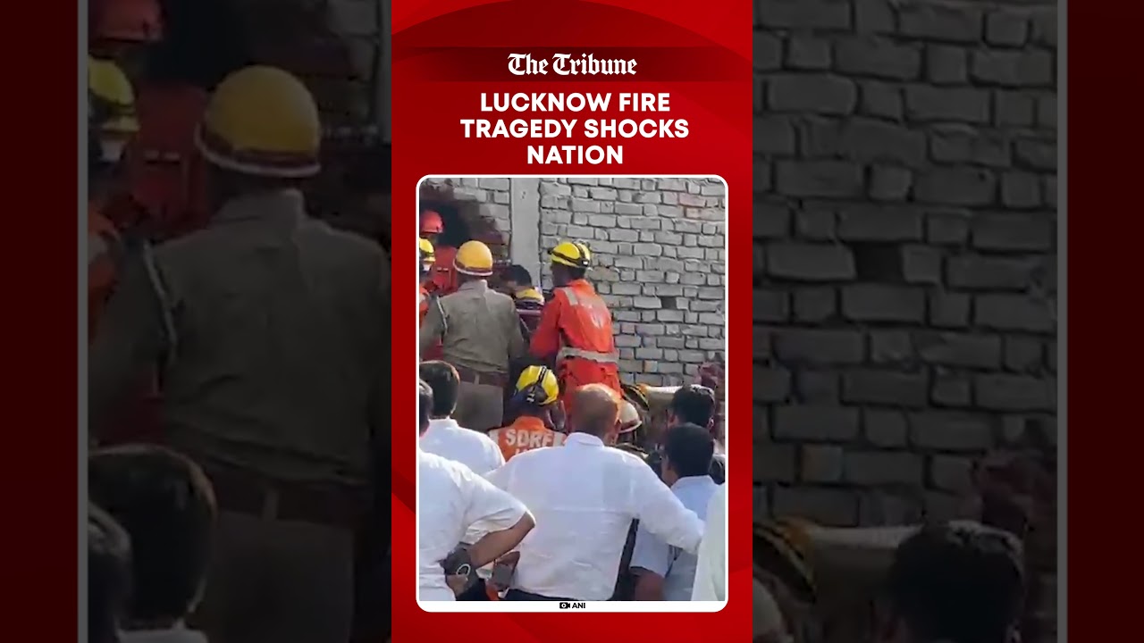 Lucknow Coaching Centre Fire: Shocking Visuals, Rescue Ops Underway, Several Dead