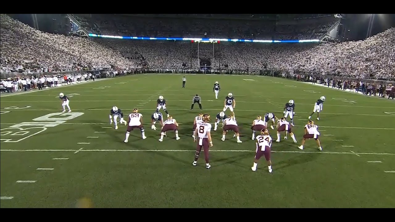 Penn State Whiteout 2022 - Minnesota first play (false start)