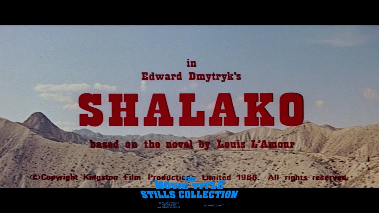 Shalako (1968) title sequence