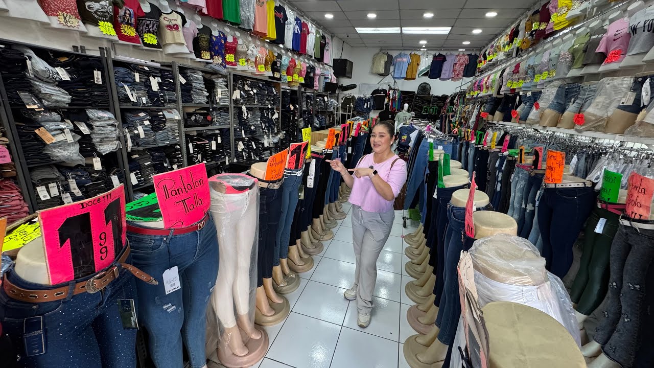 😱PANTALONES BUENO, BONITO Y BARATOS EN EL CENTRO HISTÓRICO🇸🇻❤️