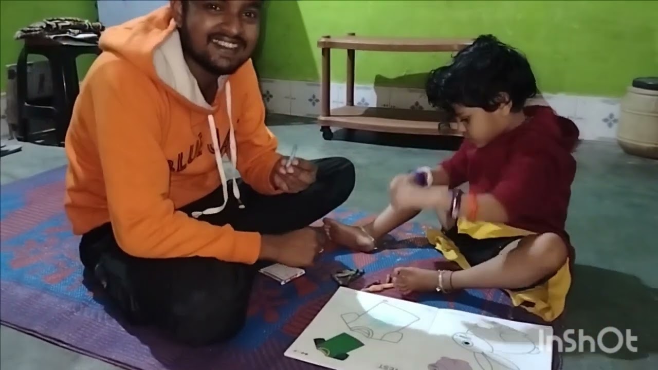 ବାପା ଝିଅ ଙ୍କ ପାଠ ପଢା ଚାଲନ୍ତୁ ଦେଖିବା .😀//Baba &Jhia nkaea ki masti...
