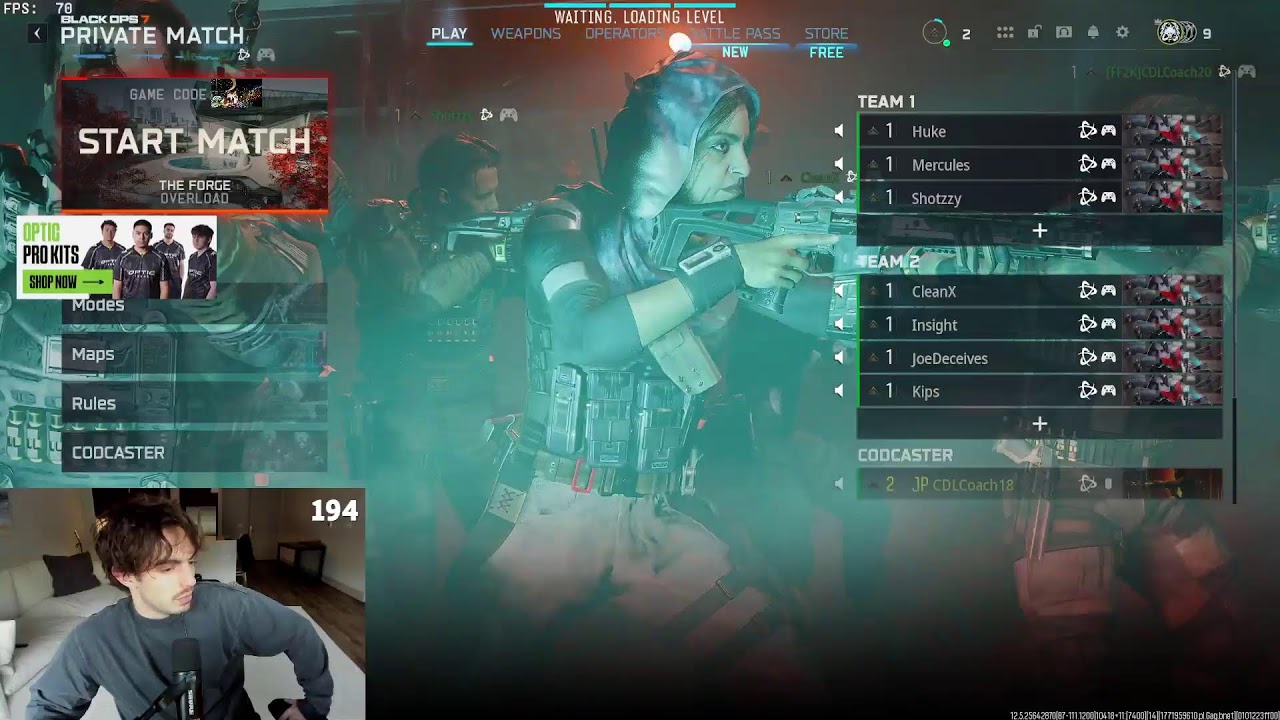 OpTic Scrims 2/25 (CoDCaster)