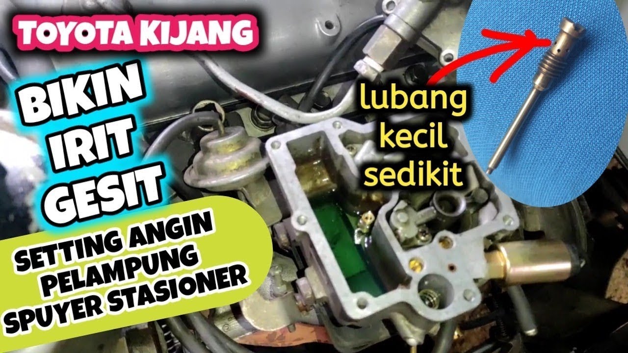CARA MENYETEL ANGIN, PELAMPUNG, SPUYER STASIONER MOBIL TOYOTA KIJANG