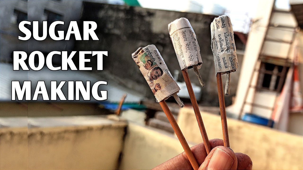 Powerful Sugar Rocket 🚀 How to make sugar rocket 🚀 Suraj experiments