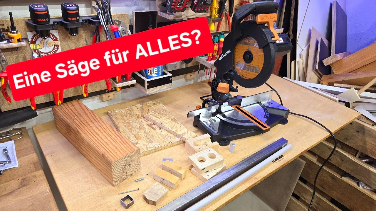 Die ALLES-Säge - Evolution Gehrungssäge R210CMS im Test | RPH