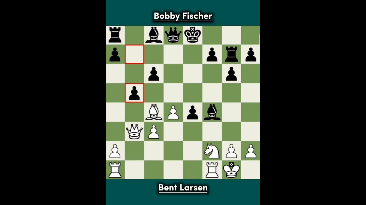 Bent Larsen vs Bobby Fischer ◉ Copenhagen 1962 | Fischer Wins Brilliantly Classic Chess Game