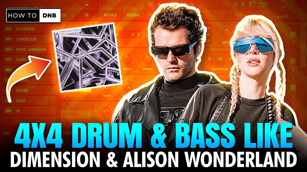 How to 4x4 Drum & Bass like Dimension - Satellite - Dancefloor DNB Tutorial