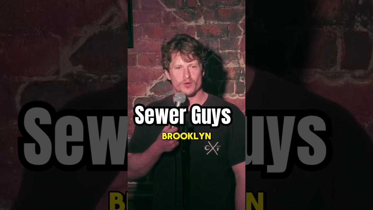 Sewer Guys sneaking in NYC #standupcomedy #michaelrowland #joke #sewers #mystery