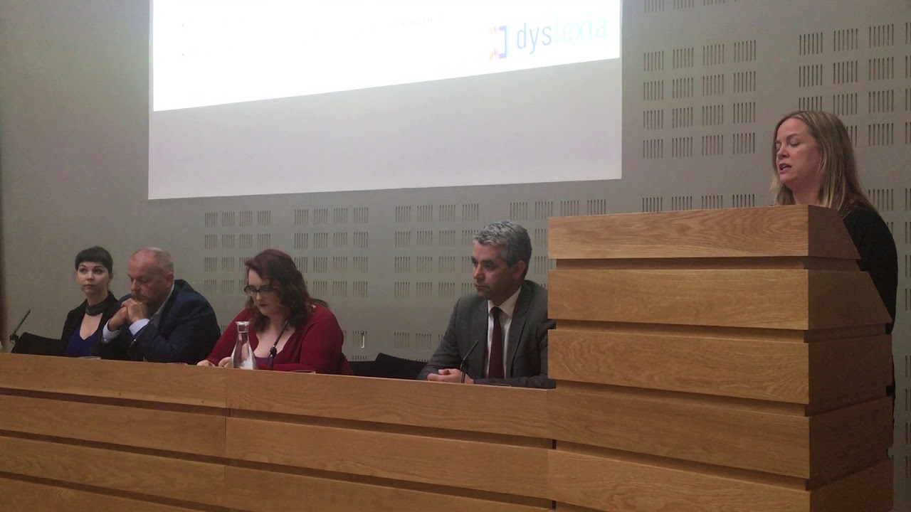 Leinster House Presentation for Dyslexia Awareness Week 9 Oct 2019 – Rosie Bissett -1