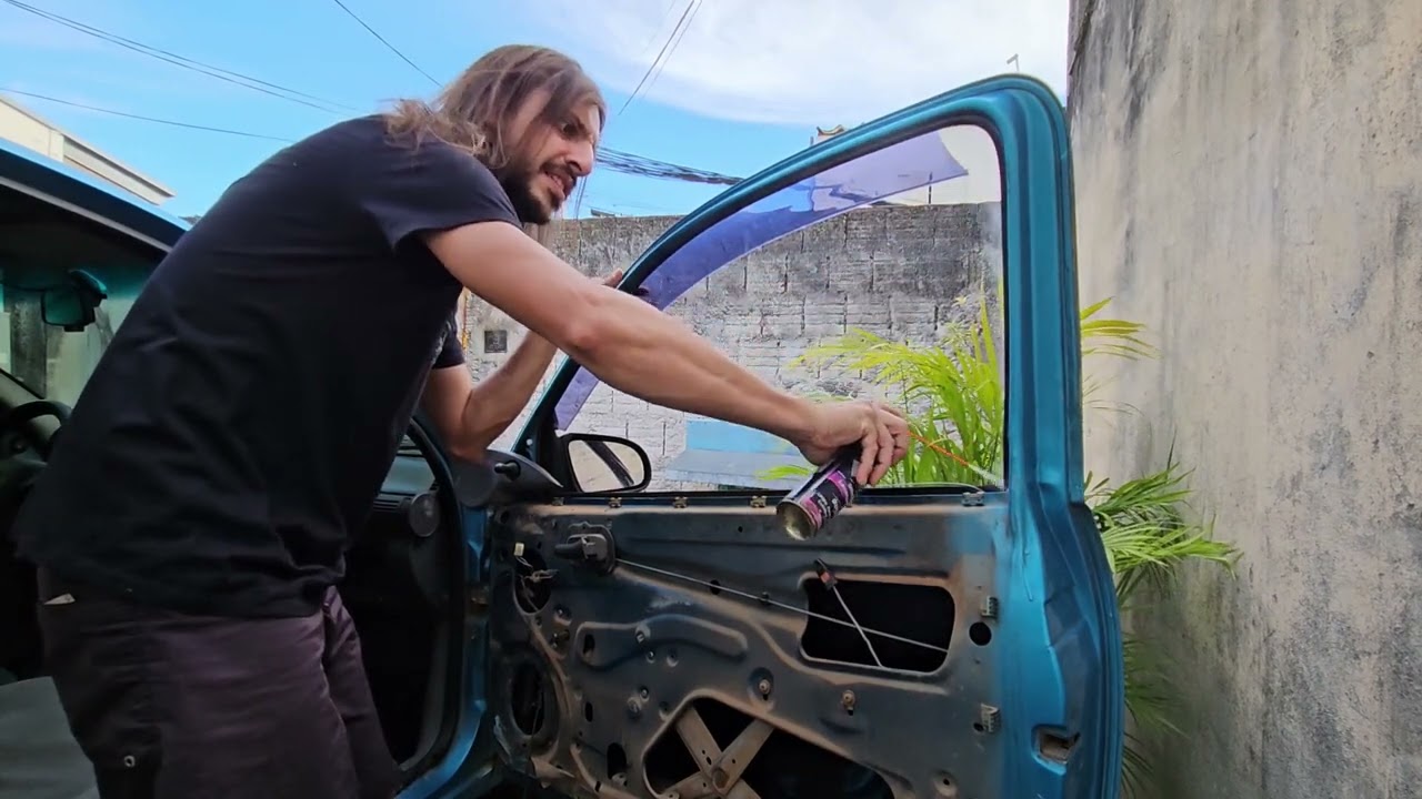 COMO ALINHAR O VIDRO DA PORTA DO CARRO -  CORSA WIND