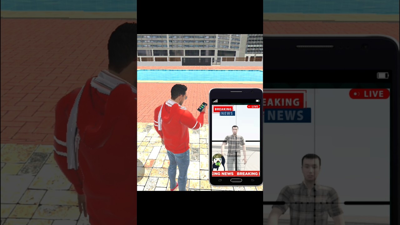 Saved President's Car Accidentally😂 | Indian Theft Auto Simulator #indiantheftauto #shortsfeed #gta