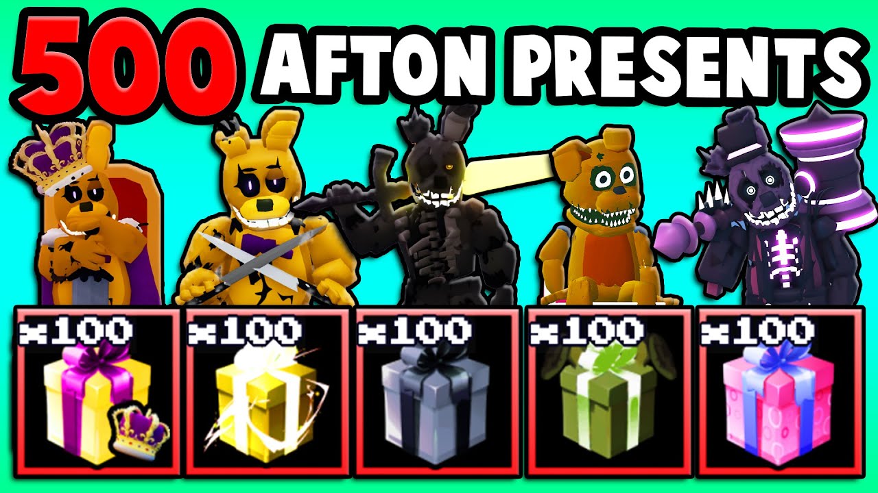 I Opened 500 WILLIAM AFTON PRESENTS In Five Nights TD...