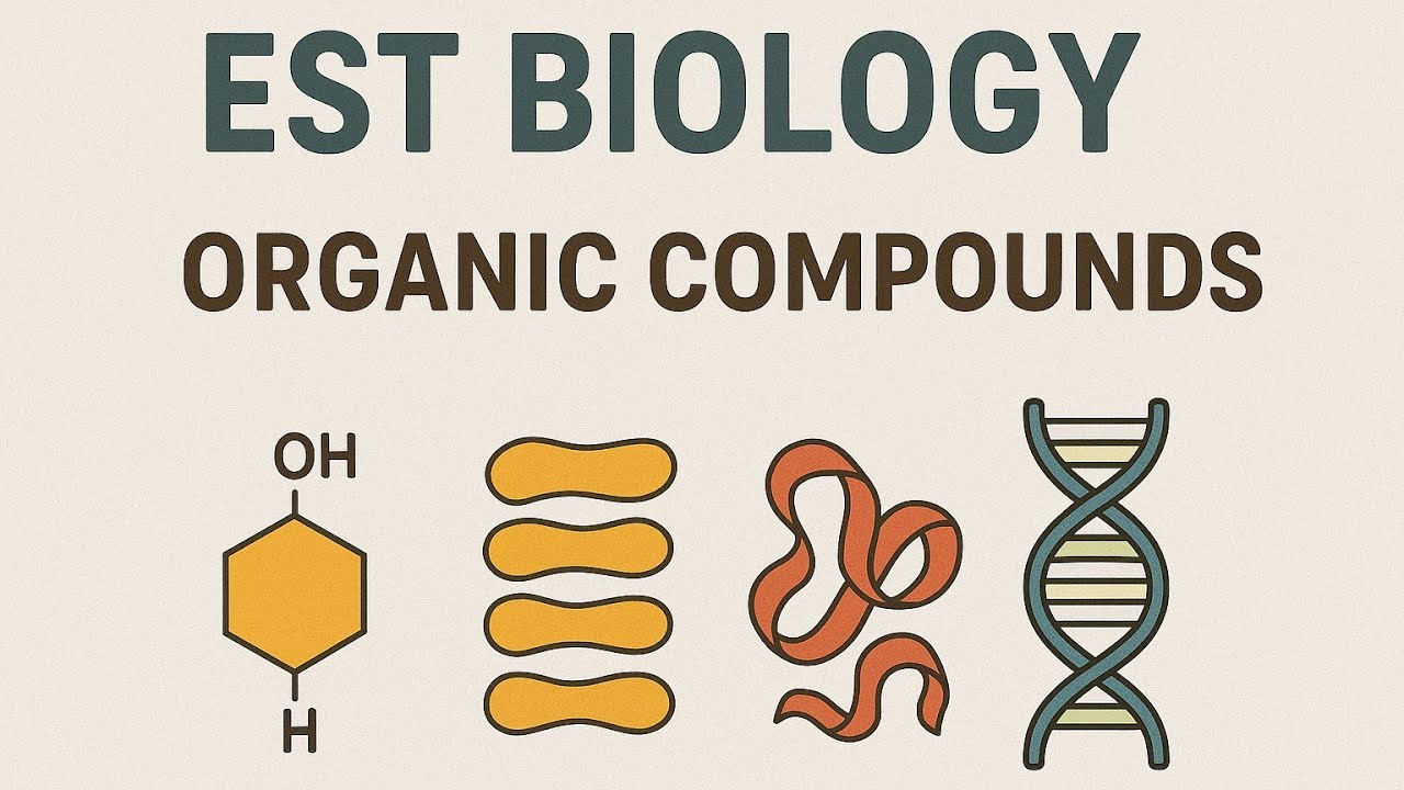 Lesson 12 | Organic compounds | Biology for American diploma SAT ACT EST | طلاب الدبلومة الأمريكية 