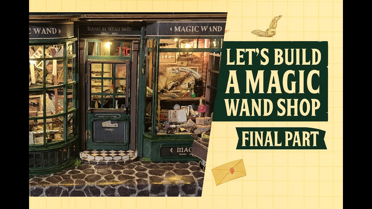 Let's Build A Book Nook, Magic Wand Shop Final Part