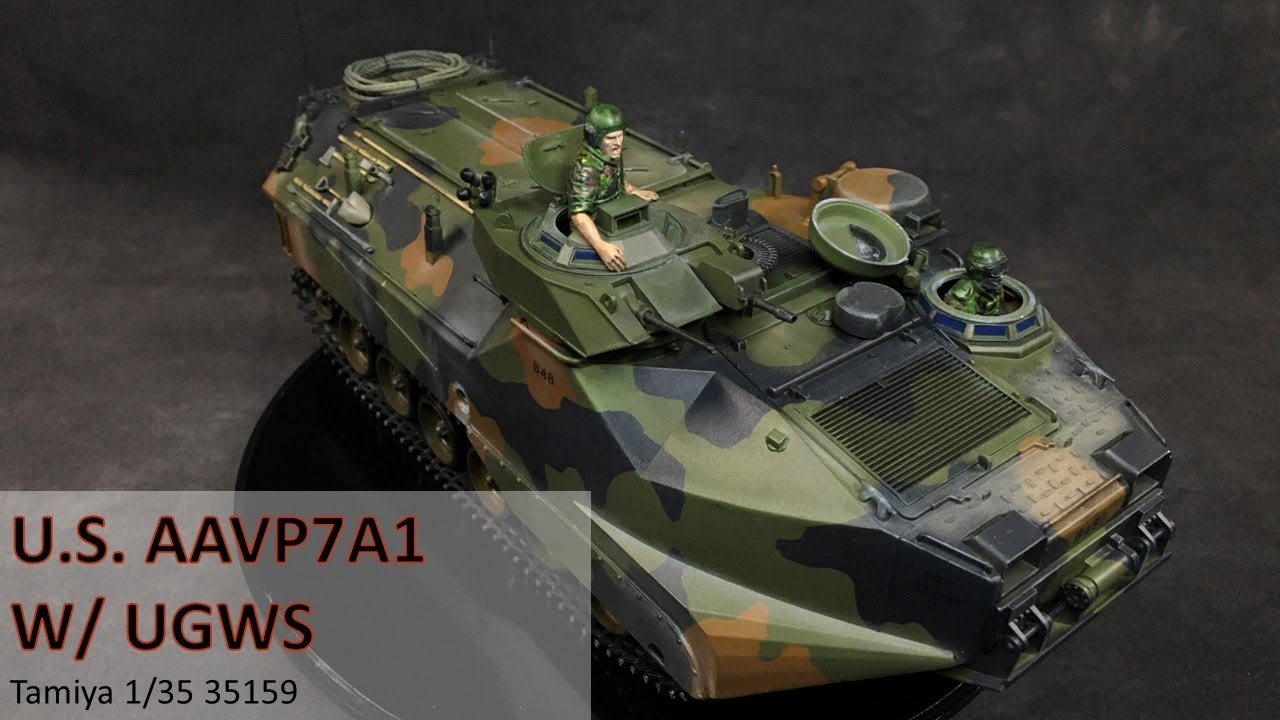 U.S.  AAVP7A1 W/UGWS Tamiya 1/35 35159 full build