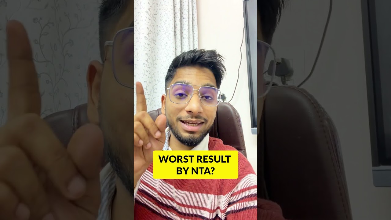 Worst result by NTA🔥| JEE Mains 2026 results‼️ #iit #jee #shorts