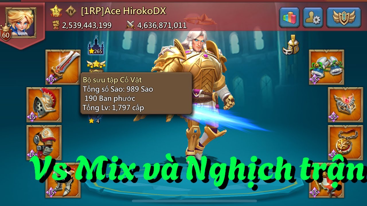 Lords Mobile Rally trap Vs Mix và Nghịch Trận 10 rally