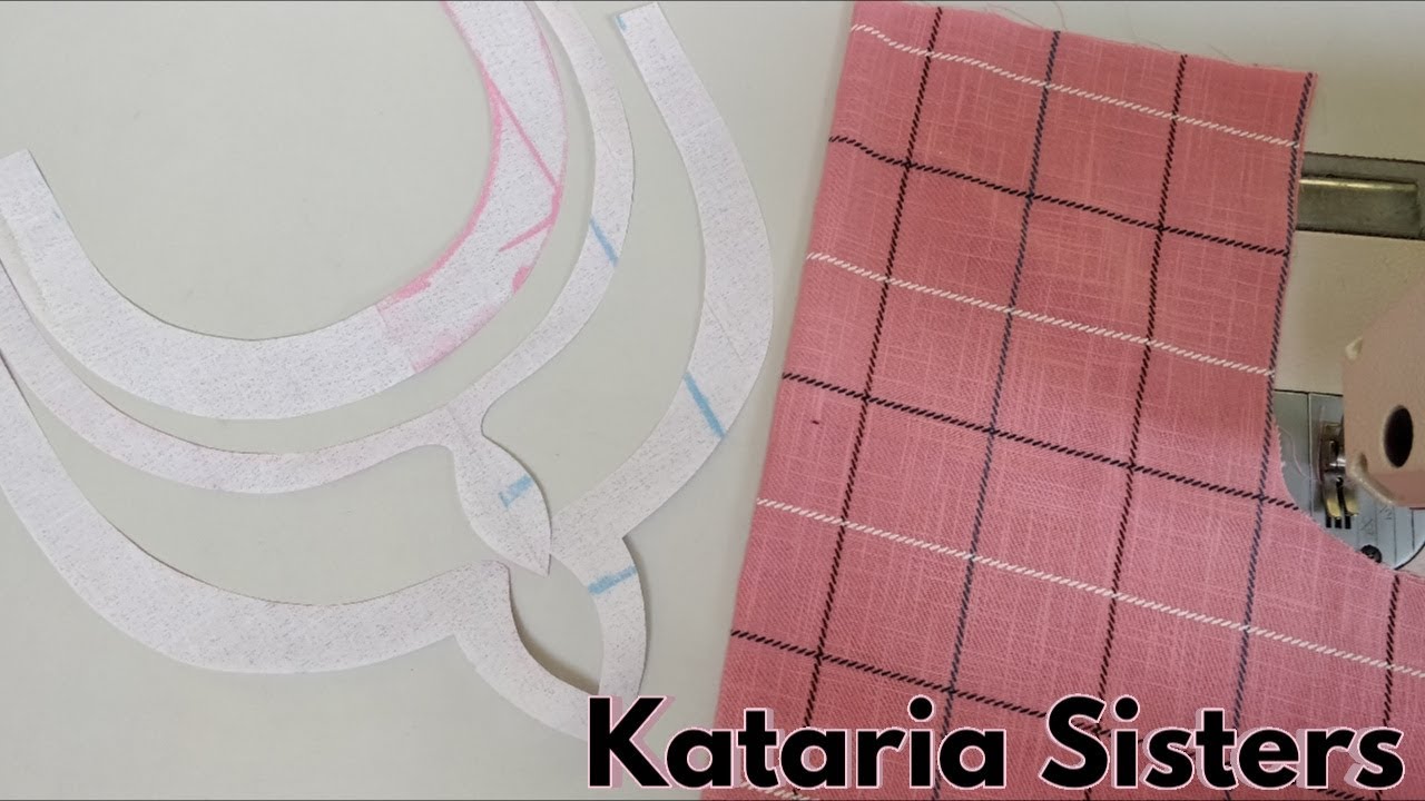 Dori and button front neck design making