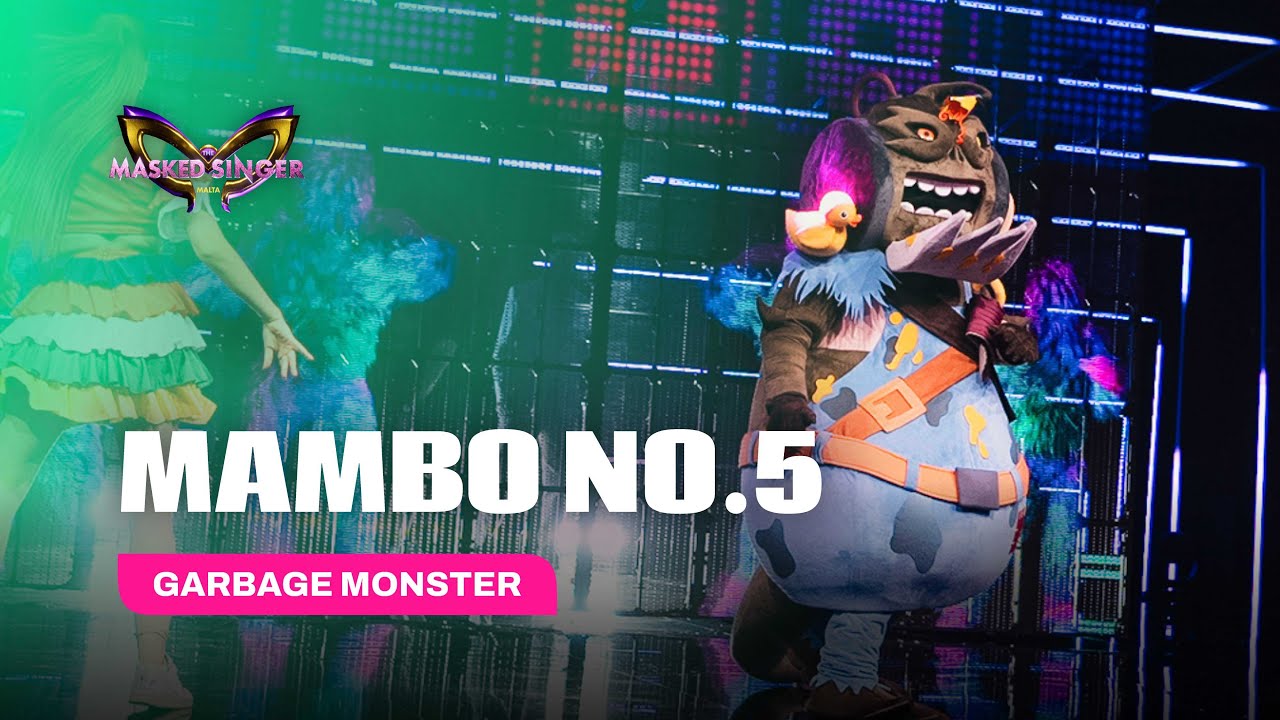 The Garbage Monster brings us Mambo No.5 | The Masked Singer Malta | Season 1