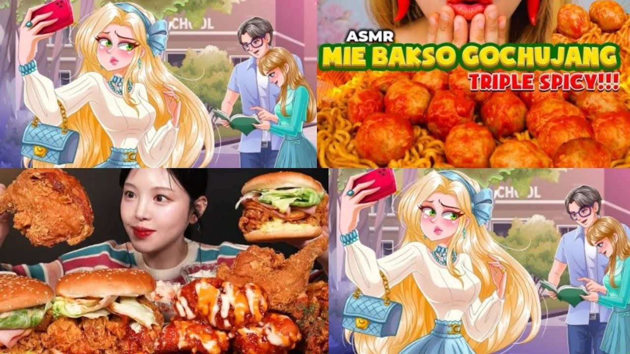 Cerita pendek remaja dan ASMR mukbang