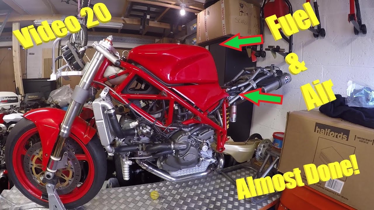 Thunderbike Race Prep Video 20   Ducati 748 Airbox and Fuel tank Fitting