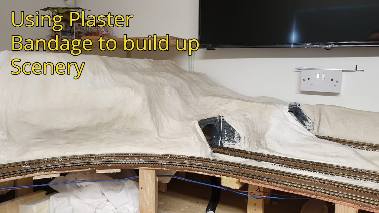 56. Using Plaster Cloth on scenic areas