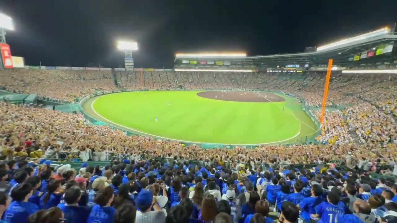 【甲子園球場】失点したビジター席の静けさ　阪神×DeNA