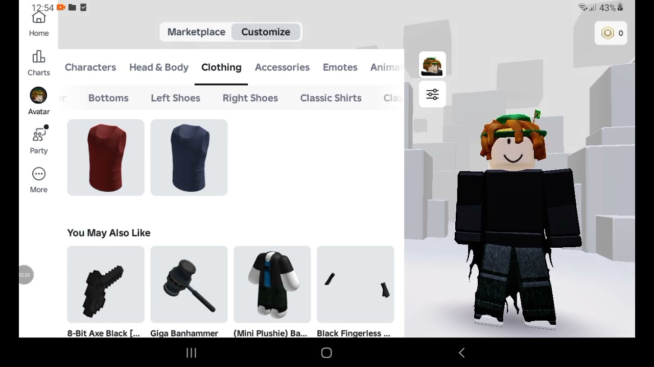 This is what I have in my inventory