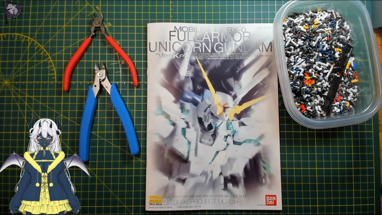 Build 27 MG Full Armor Unicorn Gundam Ver Ka [ #dragonvtuber #envtuber #gundam ]