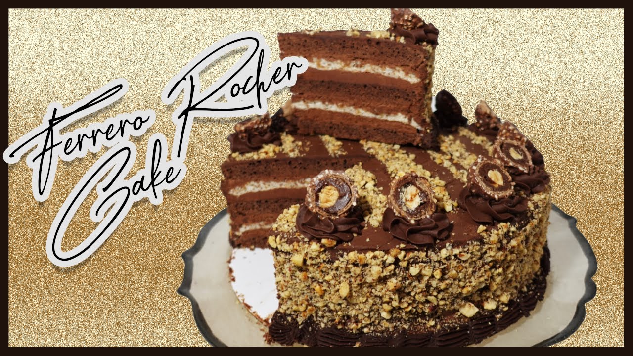 TORTA KOJU SVI OBOZAVAJU, FERRERO ROCHER  TORTA (FERRERO ROCHER CAKE)
